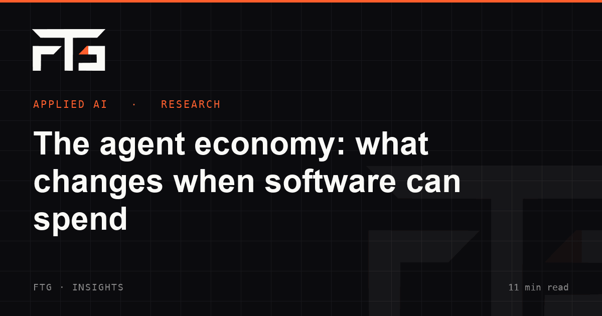 The agent economy: what changes when software can spend