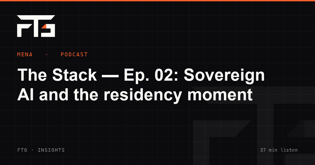 The Stack — Ep. 02: Sovereign AI and the residency moment